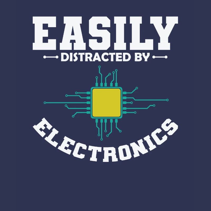 Easily Distracted By Electronics Beruf
