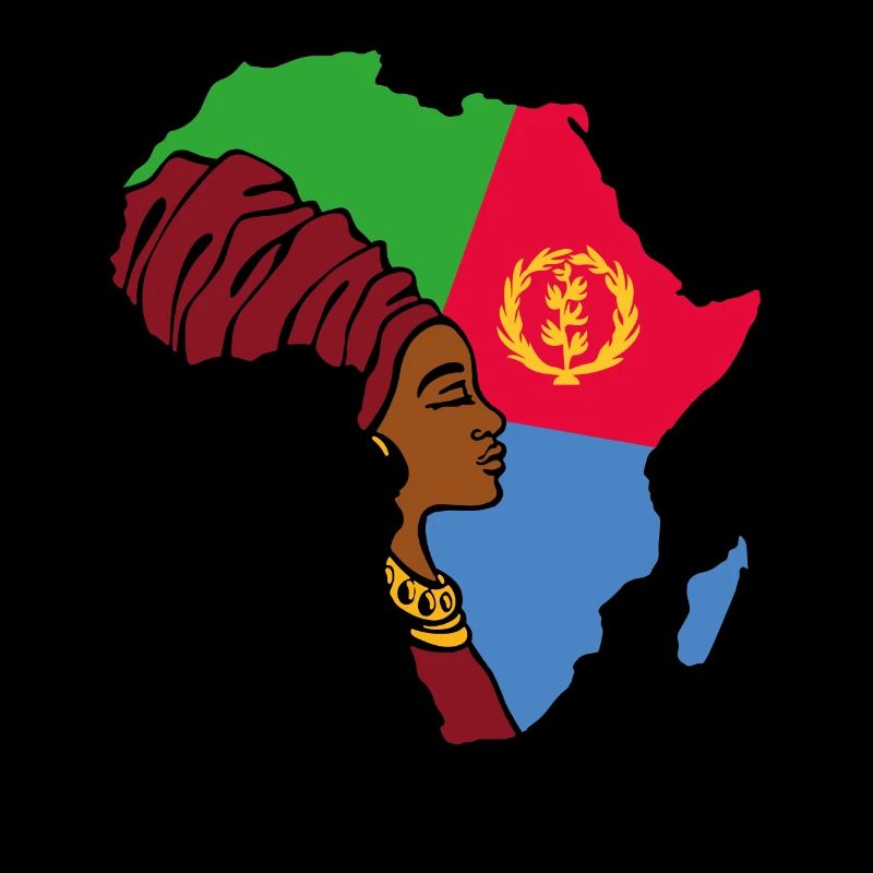 Eritrea Eritrean Flag Asmara Black Heritage