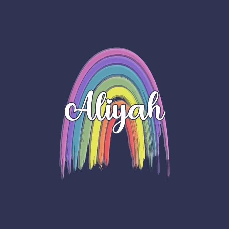 ALIYAH Rainbow Cursive