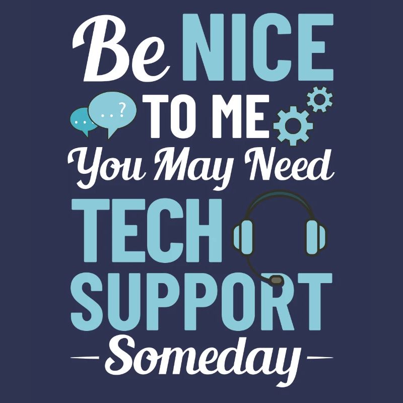 Tech Support IT Technischer Hilfe Helpdesk