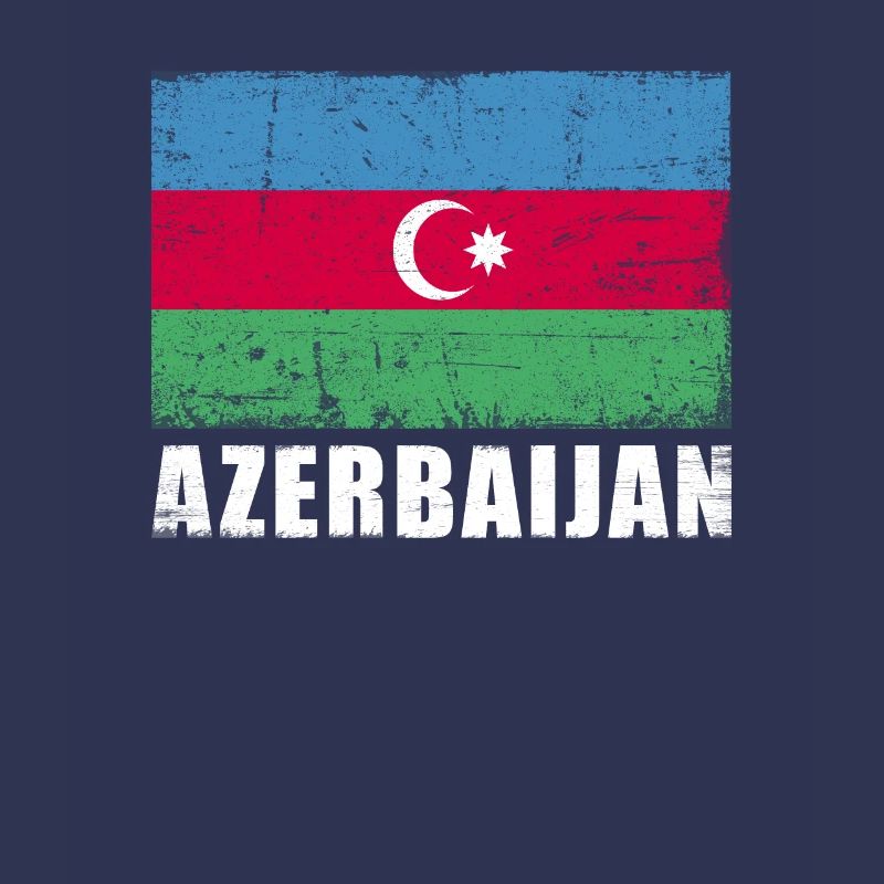 Drapeau de l’Azerbaïdjan Grunge Drapeau de l’Azerbaïdjan