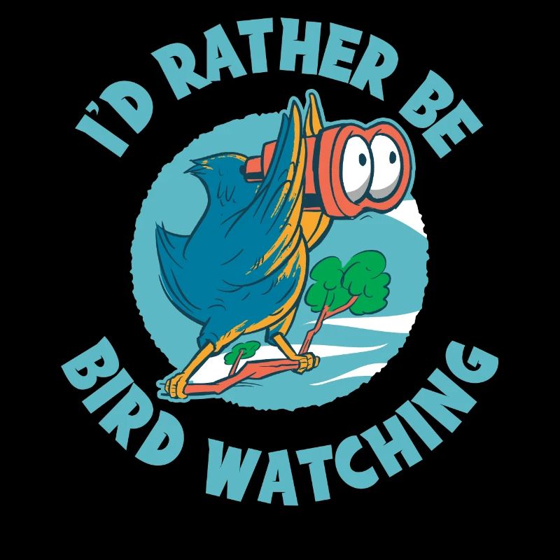 Id Rather Be Bird Watching Vogel Geschenk