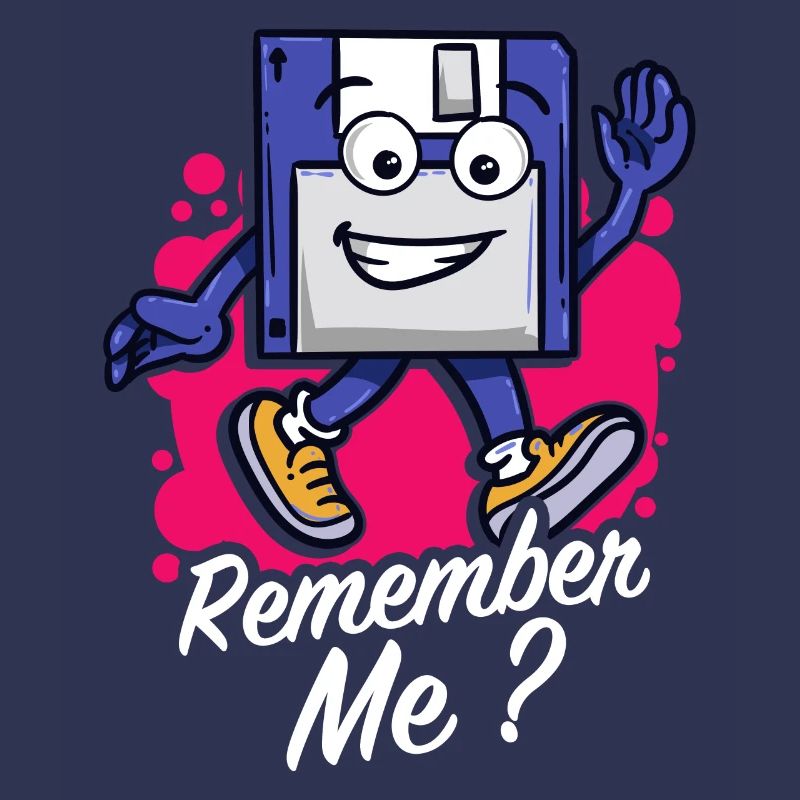 Programmeur Retro-diskette Disquette