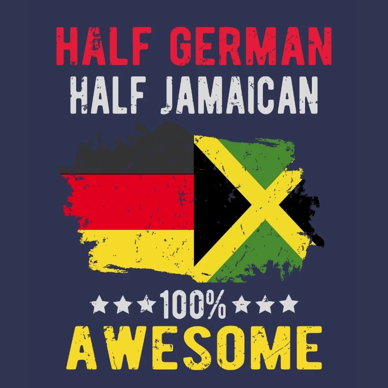 Half German Half Jamaican