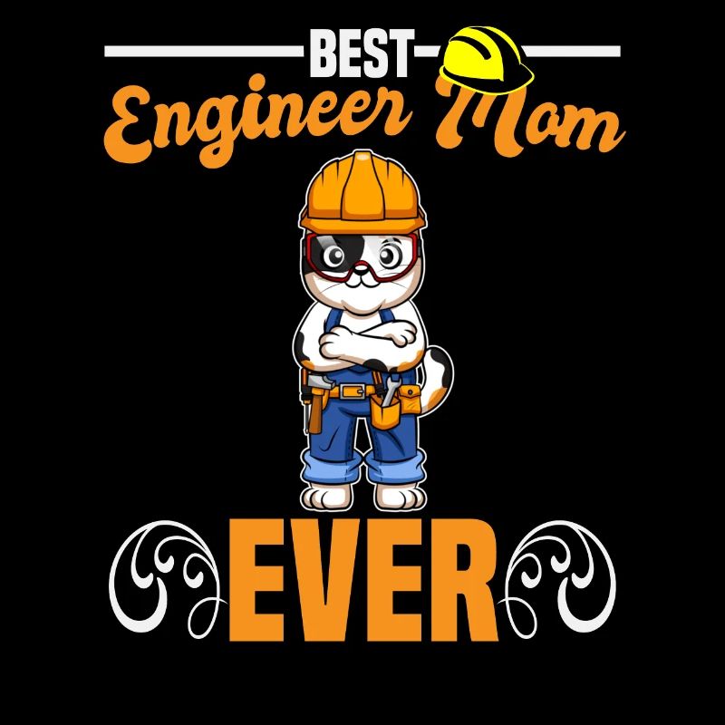 Best Engineer Mom Ever Construction Worker Mommy