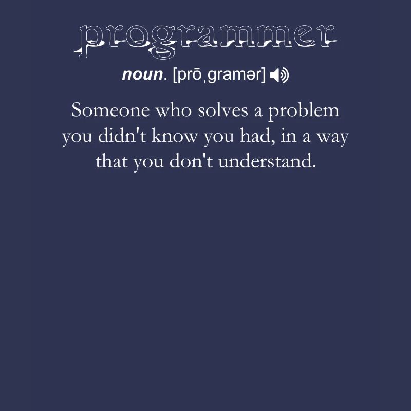 Programmer Funny Definition Coding Humor Computer