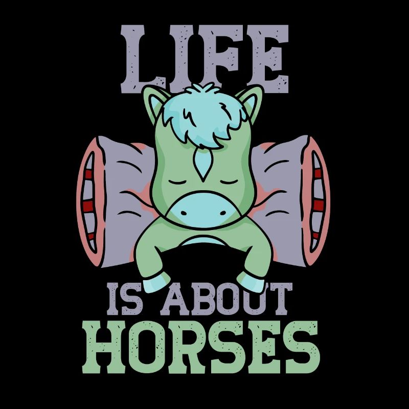La vie se compose de chevaux d’équitation