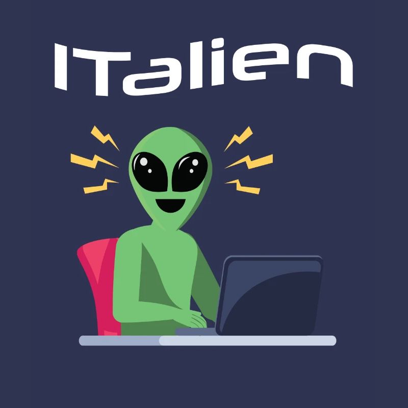ITalien Alien Informatiker Hacker Coder