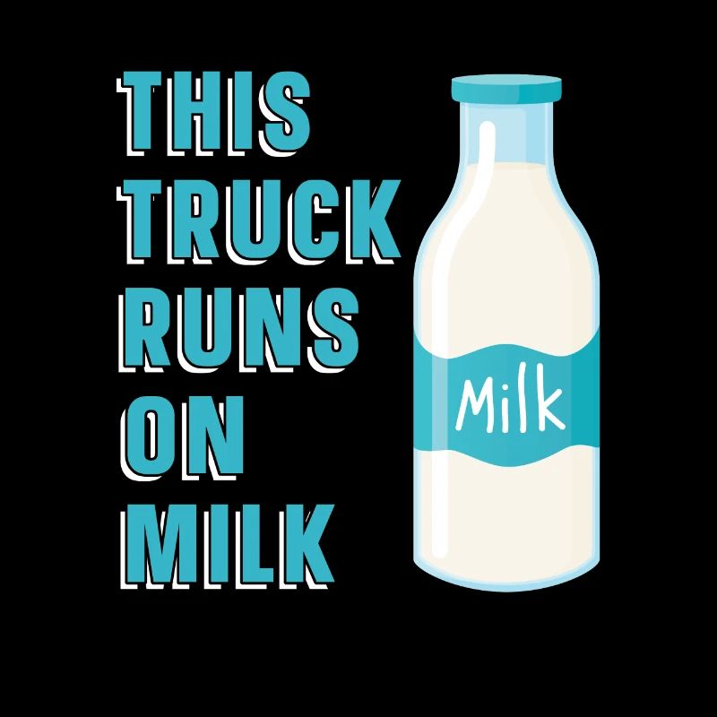 Camion de lait de vache
