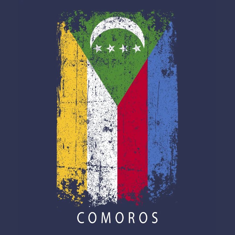 Souvenir avec le drapeau des Comores