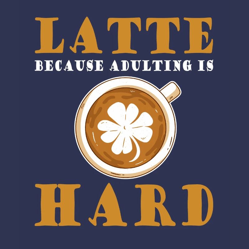 Lustiger Kaffee-latte-spruch Kaffeetrinker