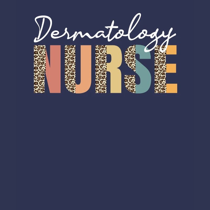 Dermatology Nurse Leopard Pattern