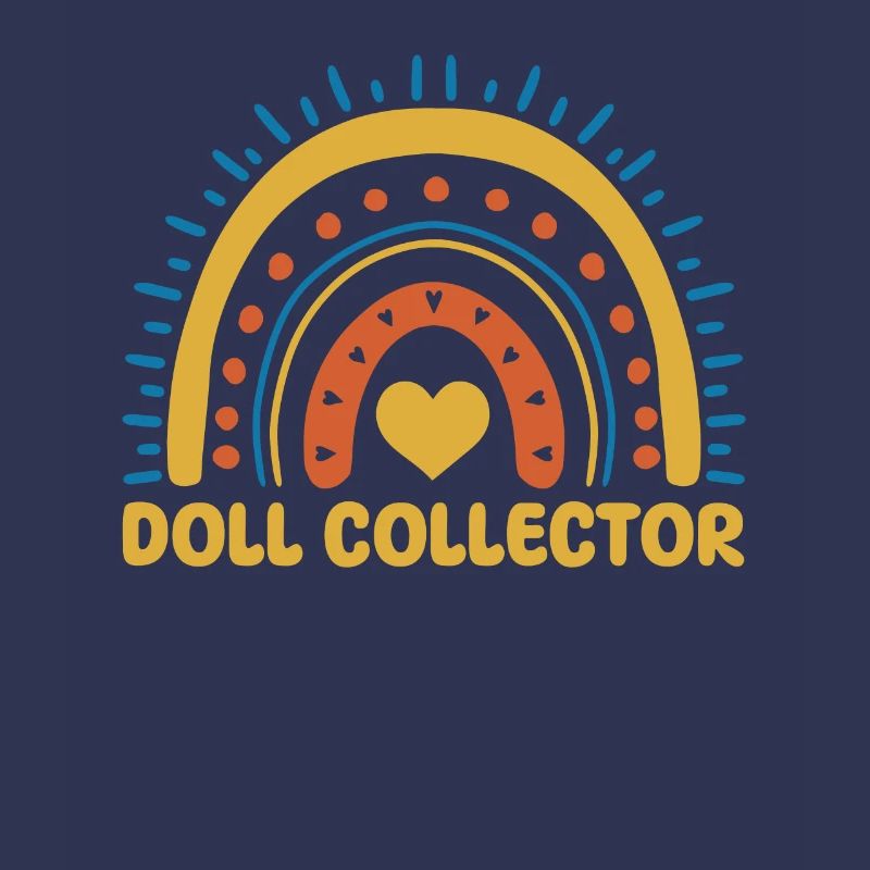Cute Doll Collector Boho Rainbow