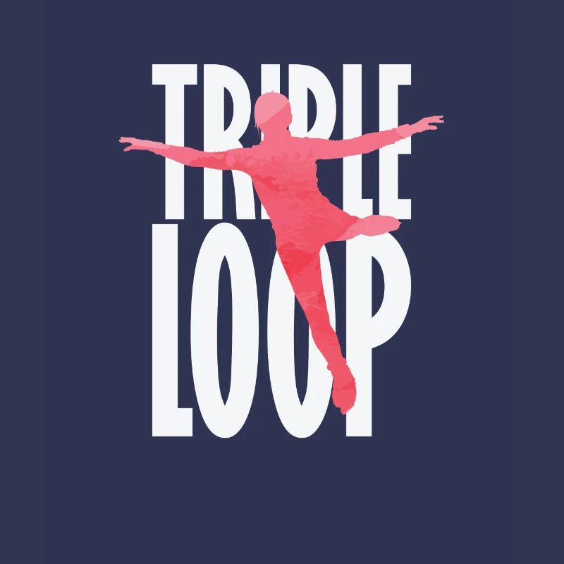 Triple Loop Eiskunstlauf
