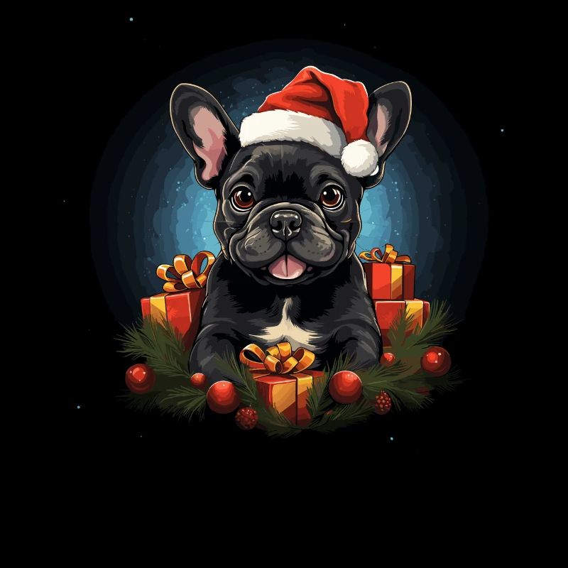 Bouledogue français de Noël