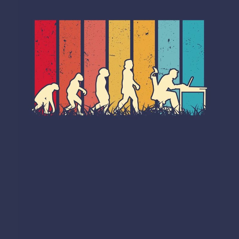 Computer Scientist Evolution Programmer Nerd