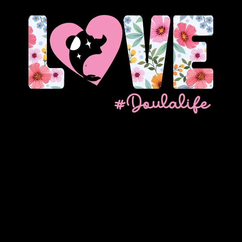 Doula Birth Worker Flower Heart