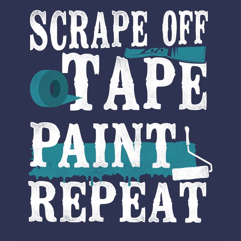House Painter Decorator Scrape Off