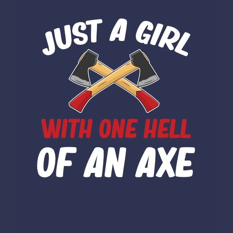 Nur Ein Mädchen Mit Einer Höllischen Axt, Das