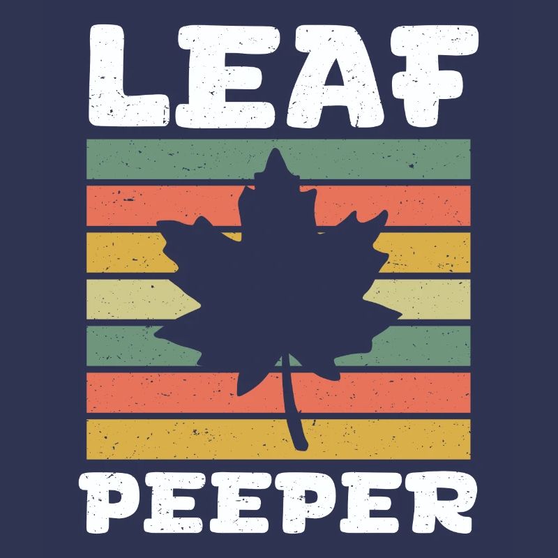 Leaf Peeper Rétro Vintage Feuillage Leaf Peeping