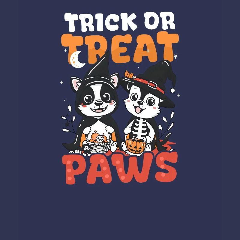 Halloween Hund Süßes Oder Saures Pfoten