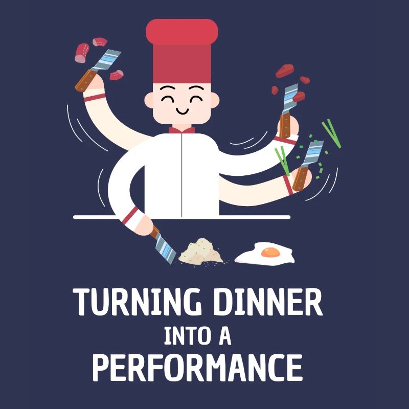 Le dîner d’Hibachi Turing se transforme en performance