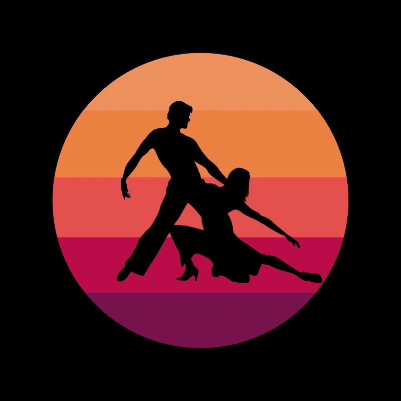 Latin danse couple Salsa Paso Doble