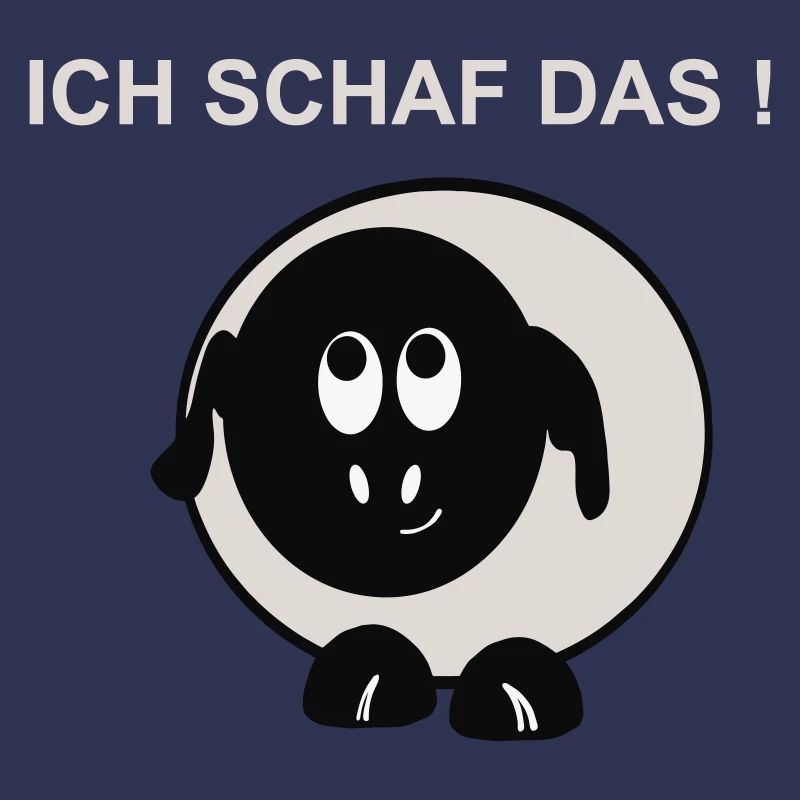 Ich schaff das Schaf Motiv