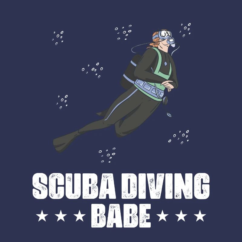 Scuba Diving Speerfischen Design