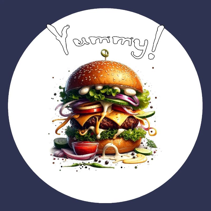 Gustosa arte dell'hamburger