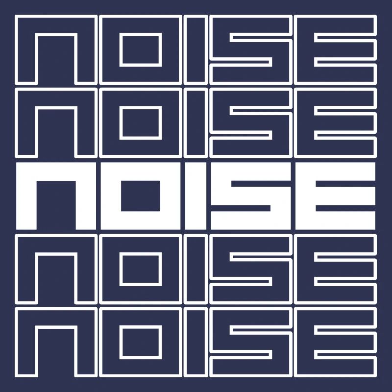 Noise Geometric Typography Bold Pattern