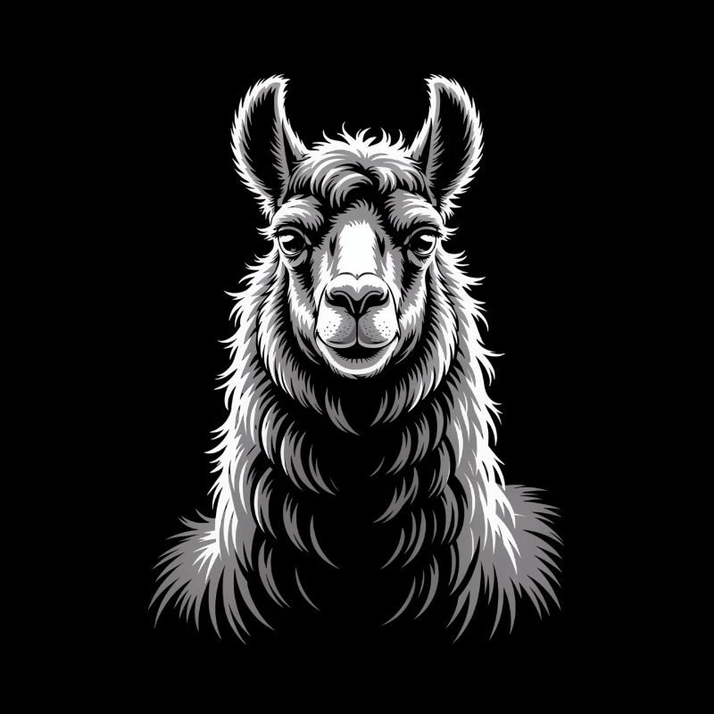 Llama Portrait