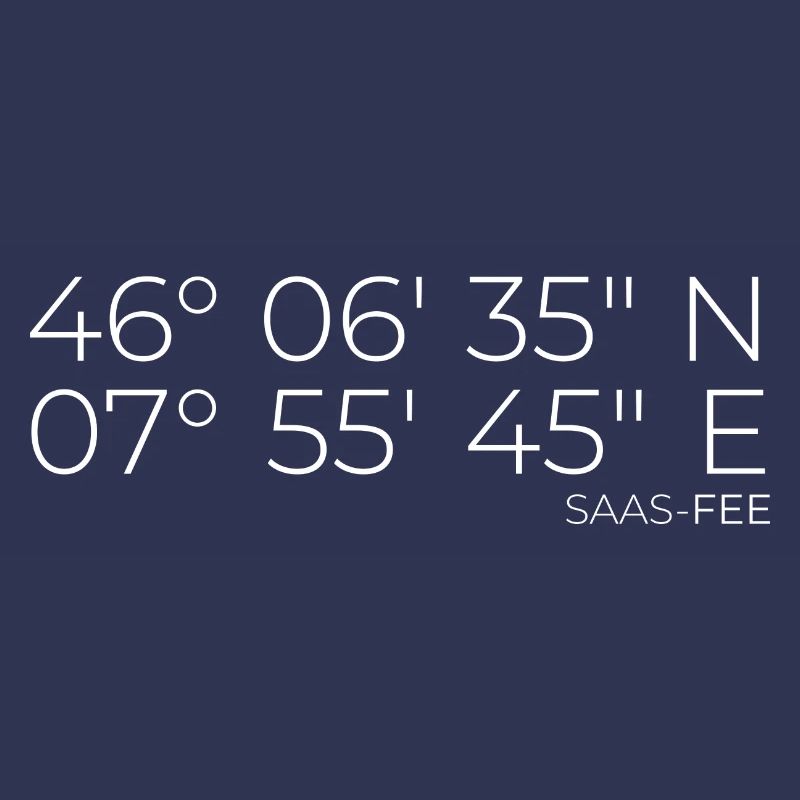 Coordinates Saas-Fee