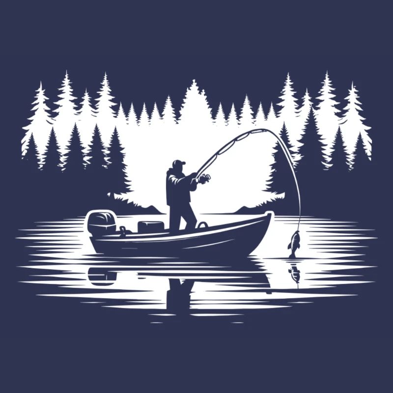 Pêcher sur le bateau
