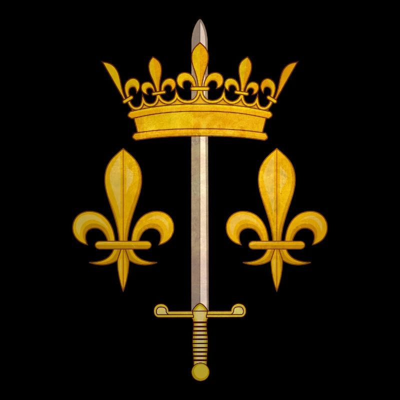 Blason sans ecu Darc du Lys