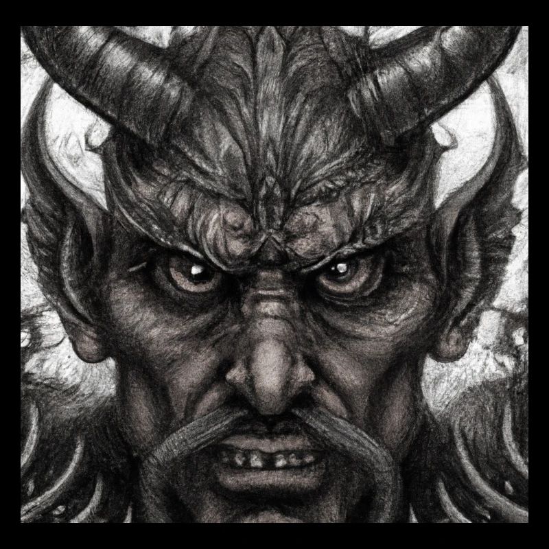 Visage du diable