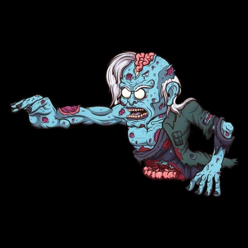 Krabbelnder Zombie