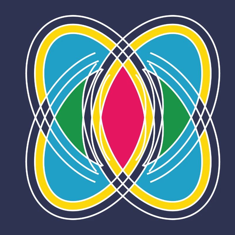 Abstract with different colors and patterns