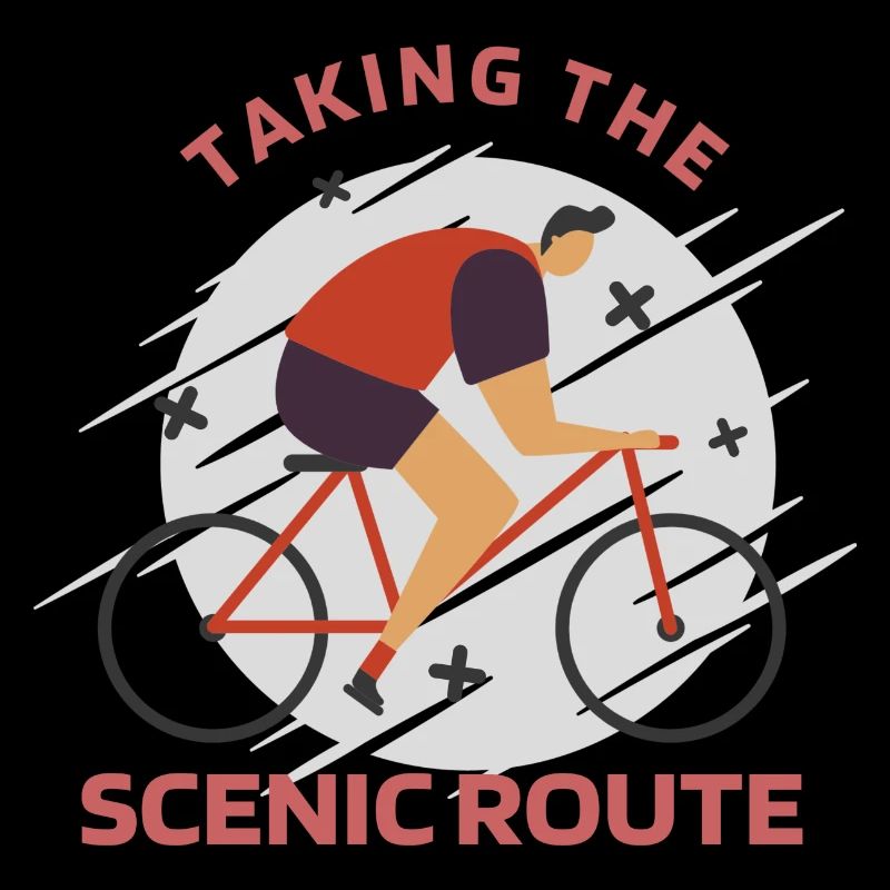Taking The Scenic Route Retro Biking