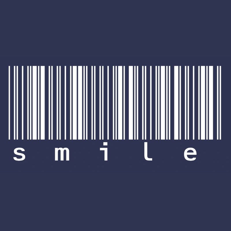 Barcode Strichcode Smile Lachen