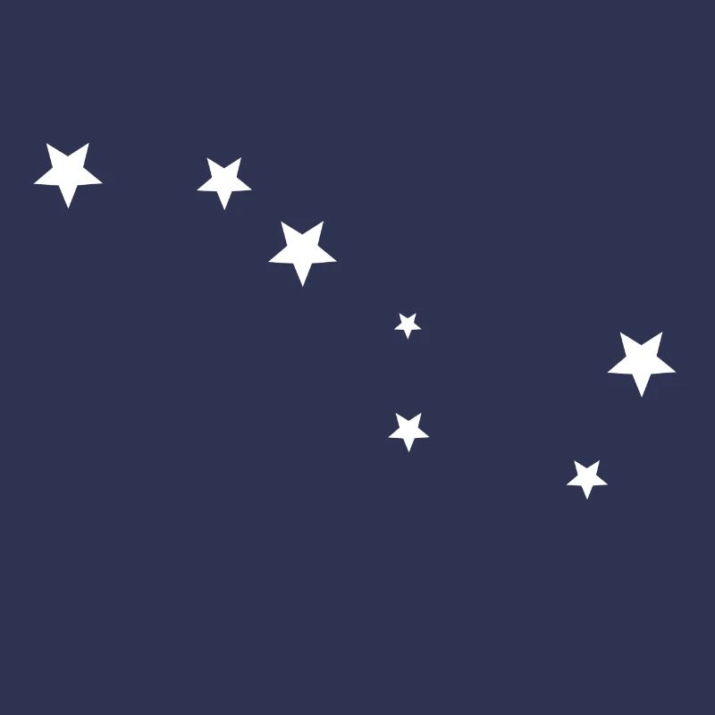 Big cart constellation Big Bear star night