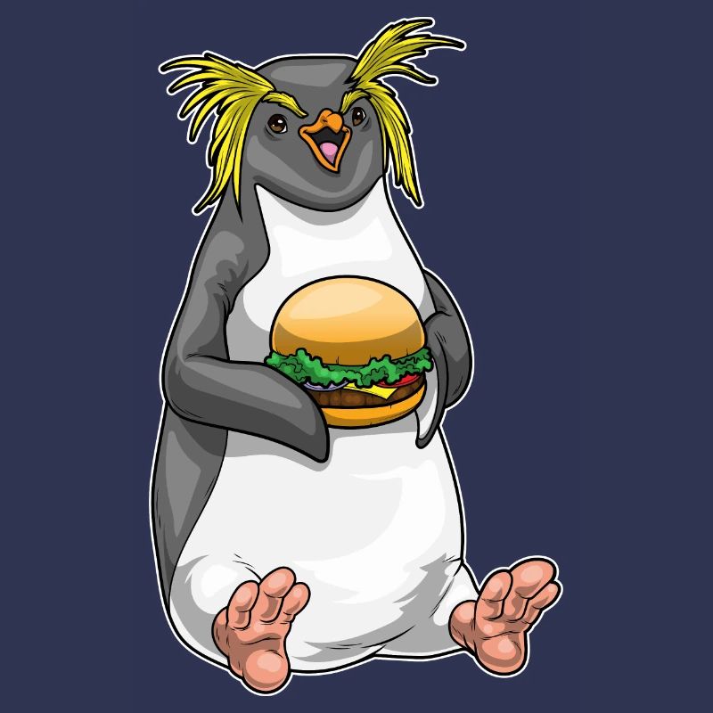 Cheeseburger pingouin