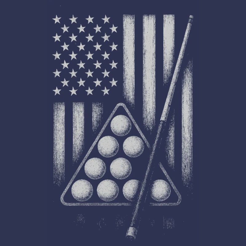 Conception de boules de billard Flag