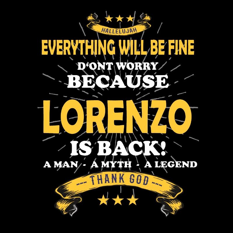 Everything will be fine Lorenzo Is back