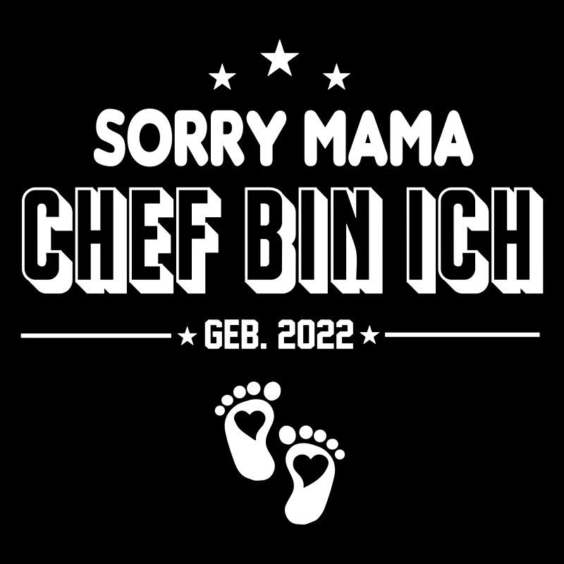 Säugling Baby 2022 Mama Chef bin ich