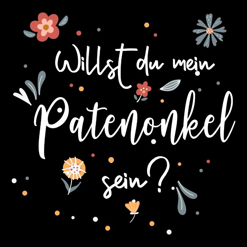 Willst du mein Patenonkel sein? Neffe Nichte