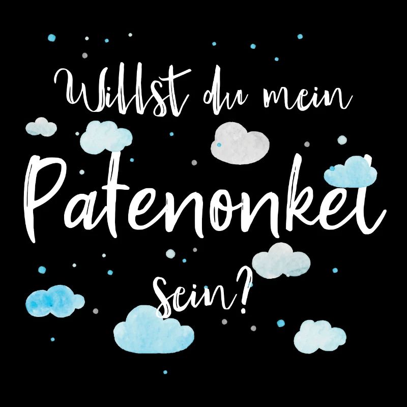 Willst du mein Patenonkel sein? Neffe Kind