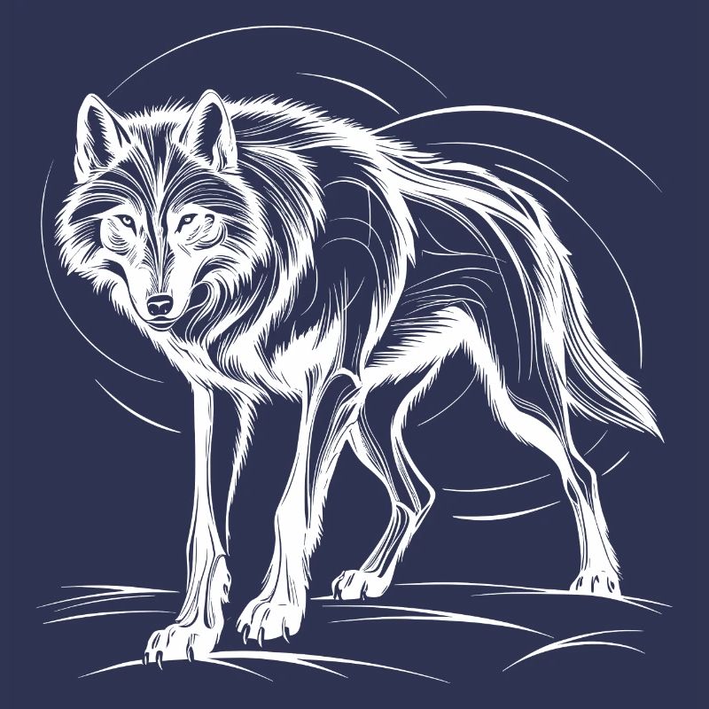 Wolf, weiß