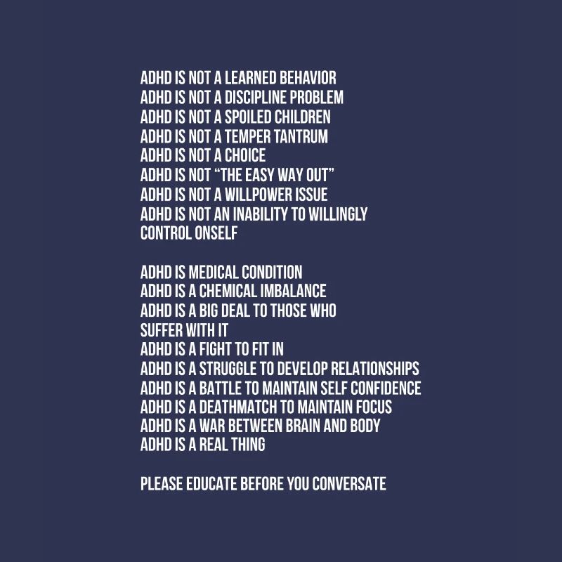 ADHD ADHD Attention Deficit Gift