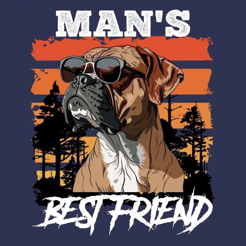 Deutscher Boxer BESTER FREUND Hundepapa Boxer